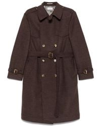 Brunello Cucinelli - ベルテッド コート - Lyst