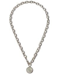 Loren Stewart - Medallion Melt Chain Disc Necklace - Lyst