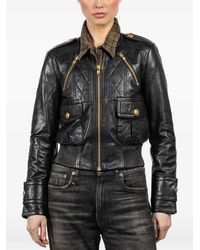 R13 - Quilted Buttoned Jacket - Lyst