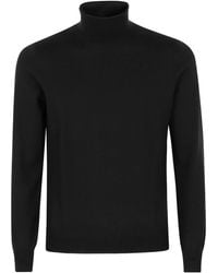 Tagliatore - Turtleneck Wool Sweater - Lyst