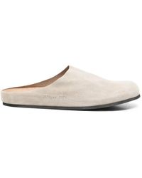 Common Projects - Suede clogs - Lyst