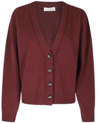 Roberto Collina - V-Neck Knitted Cardigan - Lyst