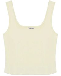 Jonathan Simkhai - Débardeur Ramaina En Maille - Lyst