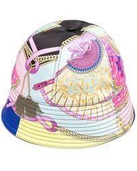 Versace - Graphic-Print Bucket Hat - Lyst