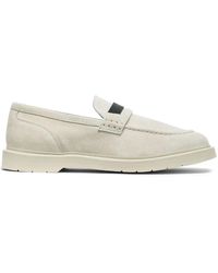 Brunello Cucinelli - Suede Penny Loafers - Lyst