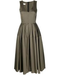 Blanca Vita - Robe Sans Manches À Col V - Lyst