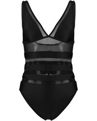 Zimmermann Badpak Met Vlakken - Zwart