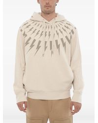 Neil Barrett - Fairisle Thunderbolt Hoodie - Lyst