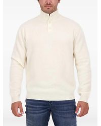Daniele Fiesoli - Button-Up High-Neck Sweater - Lyst
