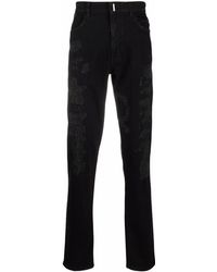 Givenchy - Slim-fit Destroyed Jeans - Lyst
