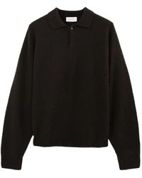 Diana Studio - Polo-Collar Knitted Sweater - Lyst