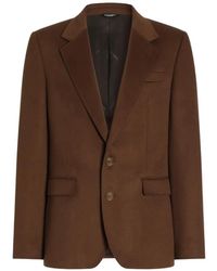 Dolce & Gabbana - Sicilia Light Single-Breasted Cashmere Jacket - Lyst