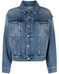 MM6 by Maison Martin Margiela - Denim Jacket - Lyst