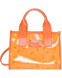 MSGM - Tote Bag Mit Blumenmuster - Lyst