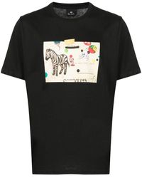 PS by Paul Smith - Camiseta Zebra con estampado gráfico - Lyst