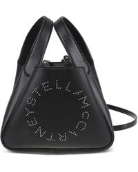 Stella McCartney - Logo Double Top Handle Crossbody Bag - Lyst