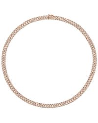 Anita Ko - 18kt Rose Gold Havana Diamond Necklace - Lyst