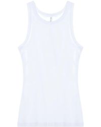Samsøe & Samsøe - Stretch Cotton Sleeveless Tank Top - Lyst