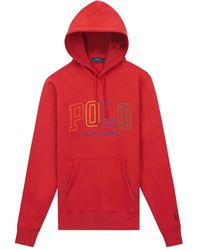 Polo Ralph Lauren - Logo-Detail Cotton Hoodie - Lyst