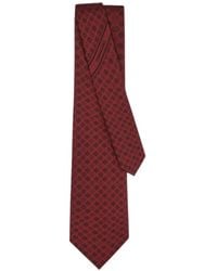 Ferragamo - Micro-Pattern Silk Tie - Lyst