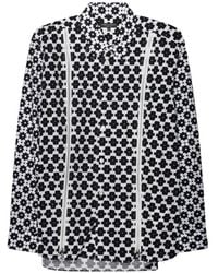 Comme des Garçons - Patterned Zip-Detail Shirt - Lyst