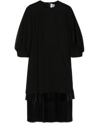 Noir Kei Ninomiya - Layered Midi Dress - Lyst