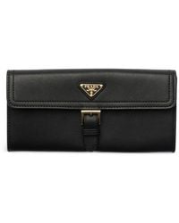 Prada - Large Nappa-Leather Wallet - Lyst