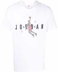 Nike - Logo-Print Short-Sleeved T-Shirt - Lyst