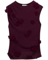 Jonathan Simkhai - Tessa Floral-Appliqué Top - Lyst