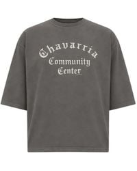 Willy Chavarria - Logo Round-Neck T-Shirt - Lyst