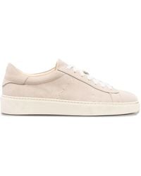 Eleventy - Suede Leather Trainers - Lyst