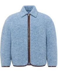 JW Anderson - Textured Zip-Front Jacket - Lyst