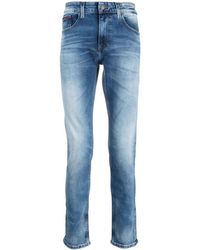 Tommy Hilfiger - Ausgeblichene Slim-Fit-Jeans - Lyst