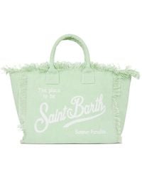 Mc2 Saint Barth - Small Colette Fringed Tote Bag - Lyst