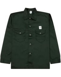 South2 West8 - Logo-Patch Overshirt - Lyst