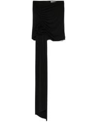 Nissa - Floral-Appliqué Mini Skirt - Lyst
