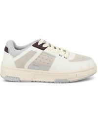 HUGO - Solid Lace-Up Sneakers - Lyst