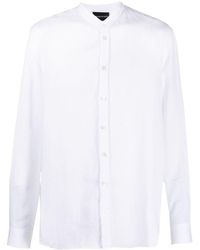 Emporio Armani - Linen Shirt - Lyst