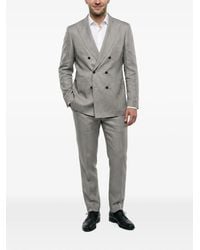 Brunello Cucinelli - Double-Breasted Peak-Lapel Suit - Lyst