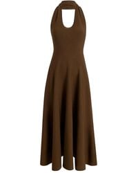 KHAITE - Halterneck Midi Dress - Lyst