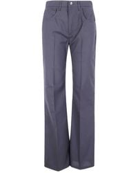 Seventy - Pantalones acampanados de lana - Lyst