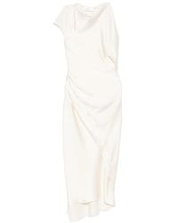 Victoria Beckham - Sleeveless Draped Asymmetric Dress - Lyst