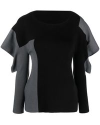 Issey Miyake - Rectilinear Ar Colour-block Top - Lyst