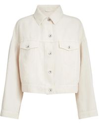 Brunello Cucinelli - Linen And Cotton Blend Jacket - Lyst