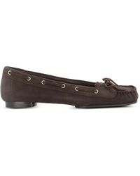 Roberto Del Carlo - Bow-Detail Loafers - Lyst