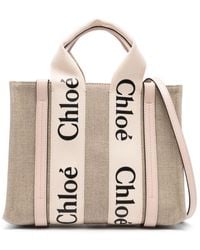 Chloé - Petit sac cabas Woody - Lyst