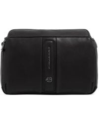 Piquadro - Logo-Plaque Rfid-Shielded Ipad Mini Messenger Bag - Lyst