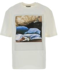 Jil Sander - Graphic-Print T-Shirt - Lyst