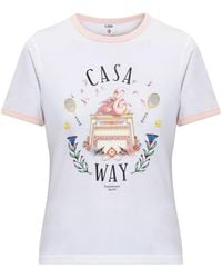 CASABLANCA - Casa Way Graphic-Print T-Shirt - Lyst