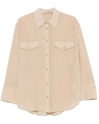 Alice + Olivia - Flap-Pocket Button-Up Shirt - Lyst
